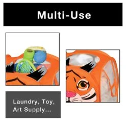Kids Pop Up Organizer With Animal Print(Pop Up Laundry Hamper Animal Print) -Shop Smart Design kids pop up organizer with animal print smart design kids 3145045 097 incrementing number 949370