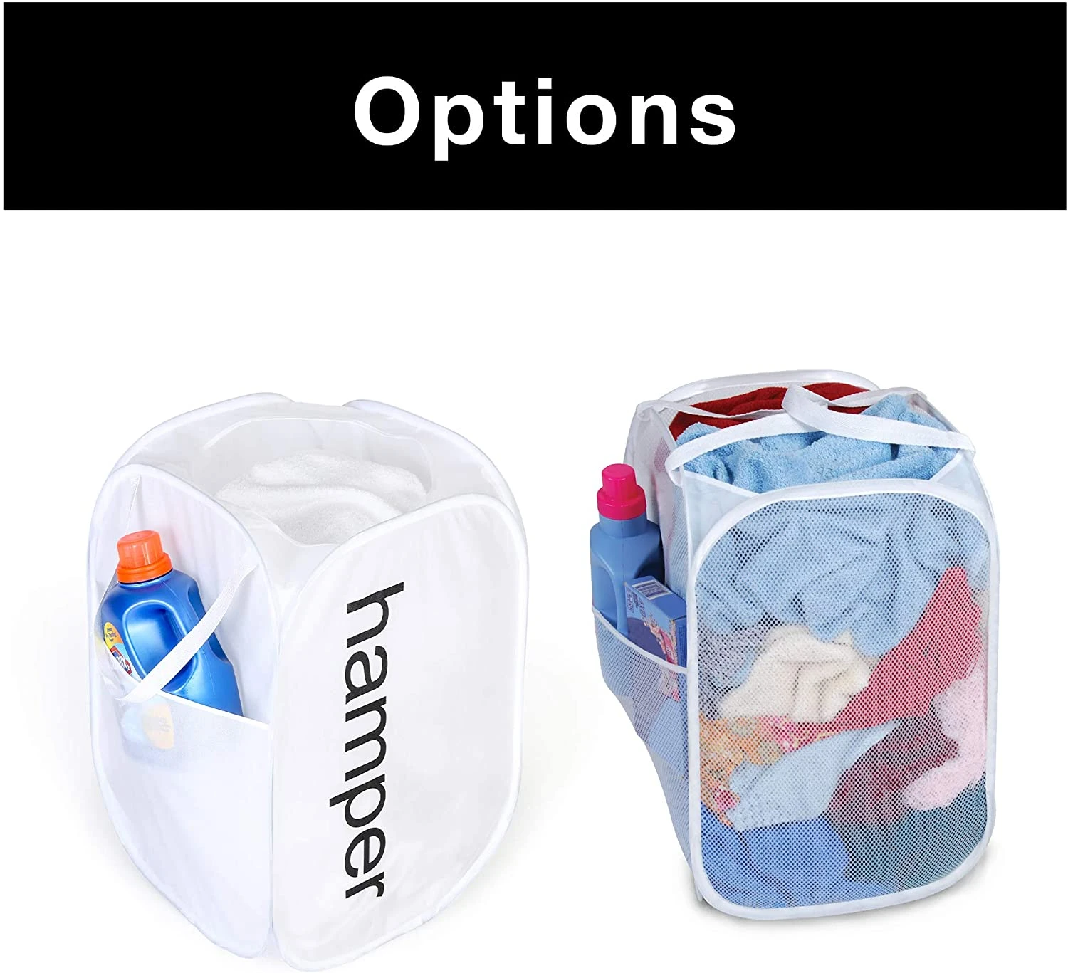 King Size Pop Up Laundry Hamper With Side Pocket And Handles - Holds 3 Loads(King Size Pop Up Laundry Hamper) 8 King Size Pop Up Laundry Hamper With Side Pocket And Handles - Holds 3 Loads(King Size Pop Up Laundry Hamper) - Image 6