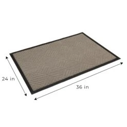 Large All-Weather Door Mat - Diamond(Large All Weather Door Mat Diamond) -Shop Smart Design large all weather door mat diamond smart design 7004438 incrementing number 619372