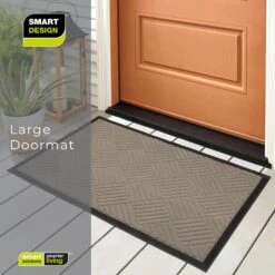 Large All-Weather Door Mat - Diamond(Large All Weather Door Mat Diamond) -Shop Smart Design large all weather door mat diamond smart design 7004438 incrementing number 719263