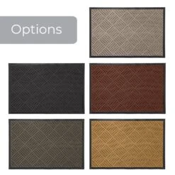 Large All-Weather Door Mat - Diamond(Large All Weather Door Mat Diamond) -Shop Smart Design large all weather door mat diamond smart design 7004438 incrementing number 853561