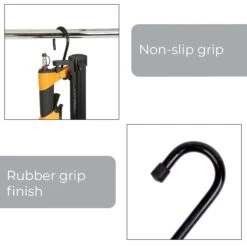 Large Premium S-Hooks With Rubber Gripped Finish - Set Of 6(S Hooks) 26 Large Premium S-Hooks With Rubber Gripped Finish - Set Of 6(S Hooks) -Shop Smart Design large premium s hooks with rubber gripped finish set of 6 smart design storage 5021122cs 1877261
