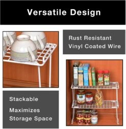 Medium Stacking Cabinet Shelf Rack(Storage Shelf Rack Stacking Medium) -Shop Smart Design medium stacking cabinet shelf rack smart design kitchen 8411118 incrementing number 207011