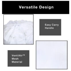 Mesh Laundry Bag With Handle And Push Lock Drawstring - Multiple Options(Drawstring Laundry Bag) -Shop Smart Design mesh laundry bag with handle and push lock drawstring multiple options smart design laundry 364305 incrementing number 292957