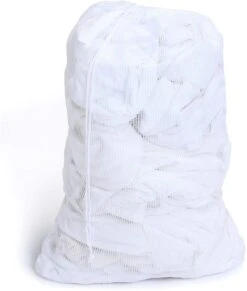 Mesh Laundry Bag With Handle And Push Lock Drawstring - Multiple Options(Drawstring Laundry Bag) -Shop Smart Design mesh laundry bag with handle and push lock drawstring multiple options smart design laundry 365305 incrementing number 279173