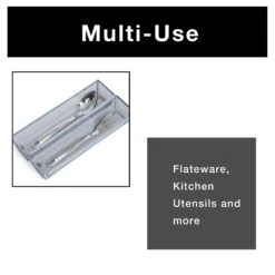 Metal Mesh Drawer Organizer - 12 X 3 Inch(Drawer Organizer Mesh 12x3 Inch) -Shop Smart Design metal mesh drawer organizer 12 x 3 inch smart design kitchen 8217108 incrementing number 686987