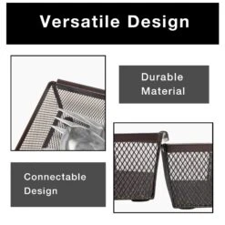 Metal Mesh Drawer Organizer - 9 X 3 Inch(Drawer Organizer Mesh 9x3 Inch) 22 Metal Mesh Drawer Organizer - 9 X 3 Inch(Drawer Organizer Mesh 9x3 Inch) -Shop Smart Design metal mesh drawer organizer 9 x 3 inch smart design kitchen 8216188as6 incrementing number 113194