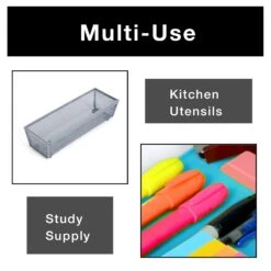 Metal Mesh Drawer Organizer - 9 X 3 Inch(Drawer Organizer Mesh 9x3 Inch) 29 Metal Mesh Drawer Organizer - 9 X 3 Inch(Drawer Organizer Mesh 9x3 Inch) -Shop Smart Design metal mesh drawer organizer 9 x 3 inch smart design kitchen 8216188as6 incrementing number 289220