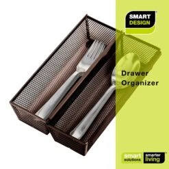 Metal Mesh Drawer Organizer - 9 X 3 Inch(Drawer Organizer Mesh 9x3 Inch) 25 Metal Mesh Drawer Organizer - 9 X 3 Inch(Drawer Organizer Mesh 9x3 Inch) -Shop Smart Design metal mesh drawer organizer 9 x 3 inch smart design kitchen 8216188as6 incrementing number 660064