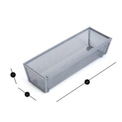 Metal Mesh Drawer Organizer - 9 X 3 Inch(Drawer Organizer Mesh 9x3 Inch) 27 Metal Mesh Drawer Organizer - 9 X 3 Inch(Drawer Organizer Mesh 9x3 Inch) -Shop Smart Design metal mesh drawer organizer 9 x 3 inch smart design kitchen 8216188as6 incrementing number 805744