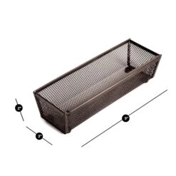 Metal Mesh Drawer Organizer - 9 X 3 Inch(Drawer Organizer Mesh 9x3 Inch) 21 Metal Mesh Drawer Organizer - 9 X 3 Inch(Drawer Organizer Mesh 9x3 Inch) -Shop Smart Design metal mesh drawer organizer 9 x 3 inch smart design kitchen 8216188as6 incrementing number 847993