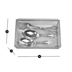 Metal Mesh Drawer Organizer - 9 X 6 Inch(Drawer Organizer Mesh 9x6 Inch) -Shop Smart Design metal mesh drawer organizer 9 x 6 inch smart design kitchen 8218108 incrementing number 282605