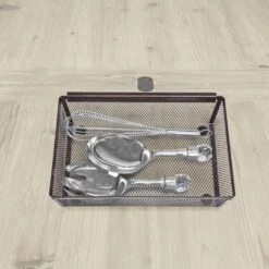 Metal Mesh Drawer Organizer - 9 X 6 Inch(Drawer Organizer Mesh 9x6 Inch) -Shop Smart Design metal mesh drawer organizer 9 x 6 inch smart design kitchen 8218188 incrementing number 137008