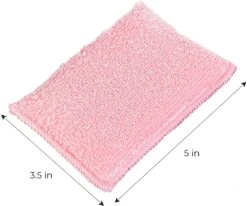 Non-Scratch Scrub Sponge With Bamboo Odorless Rayon Fiber(Sponges Non Scratch) -Shop Smart Design non scratch scrub sponge with bamboo odorless rayon fiber smart design cleaning 7000918 incrementing number 298441