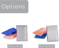 Non-Scratch Scrub Sponge With Bamboo Odorless Rayon Fiber(Sponges Non Scratch) -Shop Smart Design non scratch scrub sponge with bamboo odorless rayon fiber smart design cleaning 7001118 incrementing number 178906