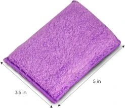 Non-Scratch Scrub Sponge With Bamboo Odorless Rayon Fiber(Sponges Non Scratch) -Shop Smart Design non scratch scrub sponge with bamboo odorless rayon fiber smart design cleaning 7001118 incrementing number 867460