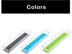 Plastic Drawer Organizer - 12 X 3 Inch(Drawer Organizer Plastic Colors 12x3) -Shop Smart Design plastic drawer organizer 12 x 3 inch smart design kitchen 8204091 incrementing number 243370