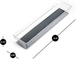 Plastic Drawer Organizer - 12 X 3 Inch(Drawer Organizer Plastic Colors 12x3) -Shop Smart Design plastic drawer organizer 12 x 3 inch smart design kitchen 8204091 incrementing number 276065