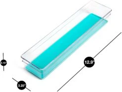 Plastic Drawer Organizer - 12 X 3 Inch(Drawer Organizer Plastic Colors 12x3) -Shop Smart Design plastic drawer organizer 12 x 3 inch smart design kitchen 8204251as6 incrementing number 872308