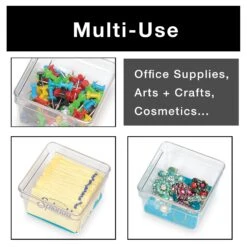 Plastic Drawer Organizer - 3 X 3 Inch(Drawer Organizer Plastic Colors 3x3) -Shop Smart Design plastic drawer organizer 3 x 3 inch smart design kitchen 8202251 incrementing number 883811