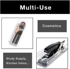 Plastic Drawer Organizer - 9 X 3 Inch(Drawer Organizer Plastic Colors 9x3) 35 Plastic Drawer Organizer - 9 X 3 Inch(Drawer Organizer Plastic Colors 9x3) -Shop Smart Design plastic drawer organizer 9 x 3 inch smart design kitchen 8203091as6 incrementing number 369976