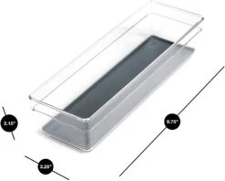 Plastic Drawer Organizer - 9 X 3 Inch(Drawer Organizer Plastic Colors 9x3) 33 Plastic Drawer Organizer - 9 X 3 Inch(Drawer Organizer Plastic Colors 9x3) -Shop Smart Design plastic drawer organizer 9 x 3 inch smart design kitchen 8203091as6 incrementing number 558474