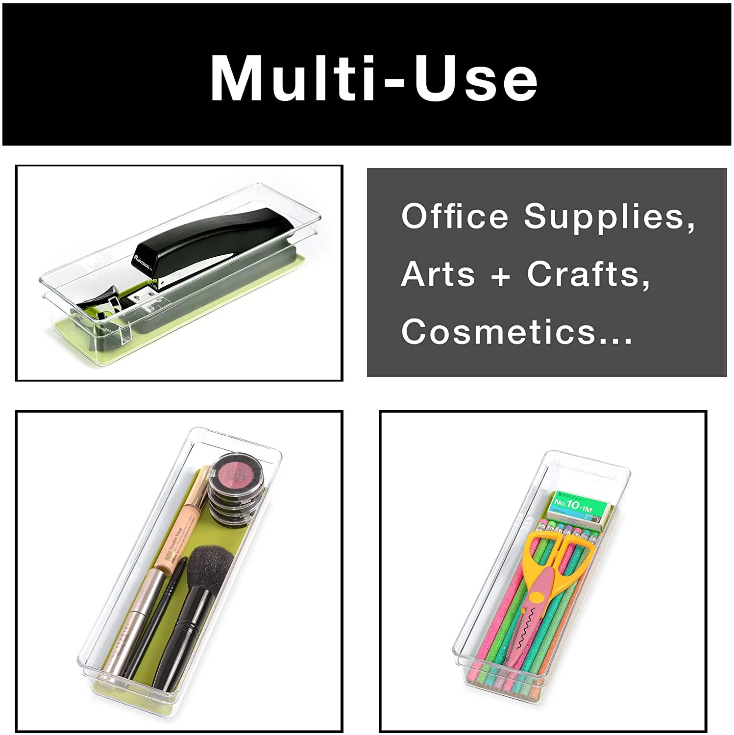 Plastic Drawer Organizer - 9 X 3 Inch(Drawer Organizer Plastic Colors 9x3) 10 Plastic Drawer Organizer - 9 X 3 Inch(Drawer Organizer Plastic Colors 9x3) - Image 8