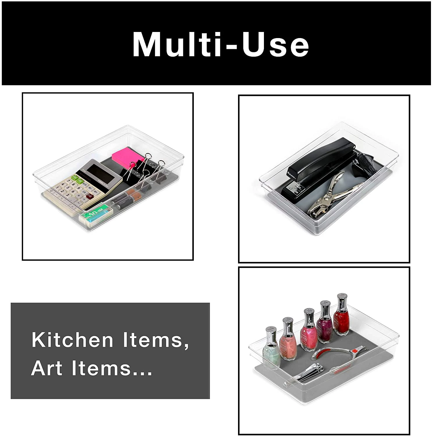 Plastic Drawer Organizer - 9 X 6 Inch(Drawer Organizer Plastic Colors 9x6) 8 Plastic Drawer Organizer - 9 X 6 Inch(Drawer Organizer Plastic Colors 9x6) - Image 6