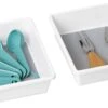 Plastic Drawer Organizer - BPA Free - 6.75 X 6.75 Inch - White(Drawer Organizer Plastic White 6 75x6 75 Inch) -Shop Smart Design plastic drawer organizer bpa free 675 x 675 inch white smart design kitchen 8003448 incrementing number 792821