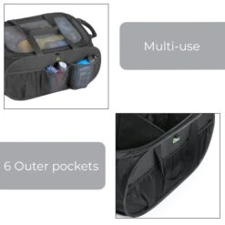 Pop Up Car Trunk Organizer With Easy Carry Handles, Side Pockets, And Zipper Top(Pop Up Car Trunk Organizer) -Shop Smart Design pop up car trunk organizer with easy carry handles side pockets and zipper top smart design auto 7060125as2 2310669