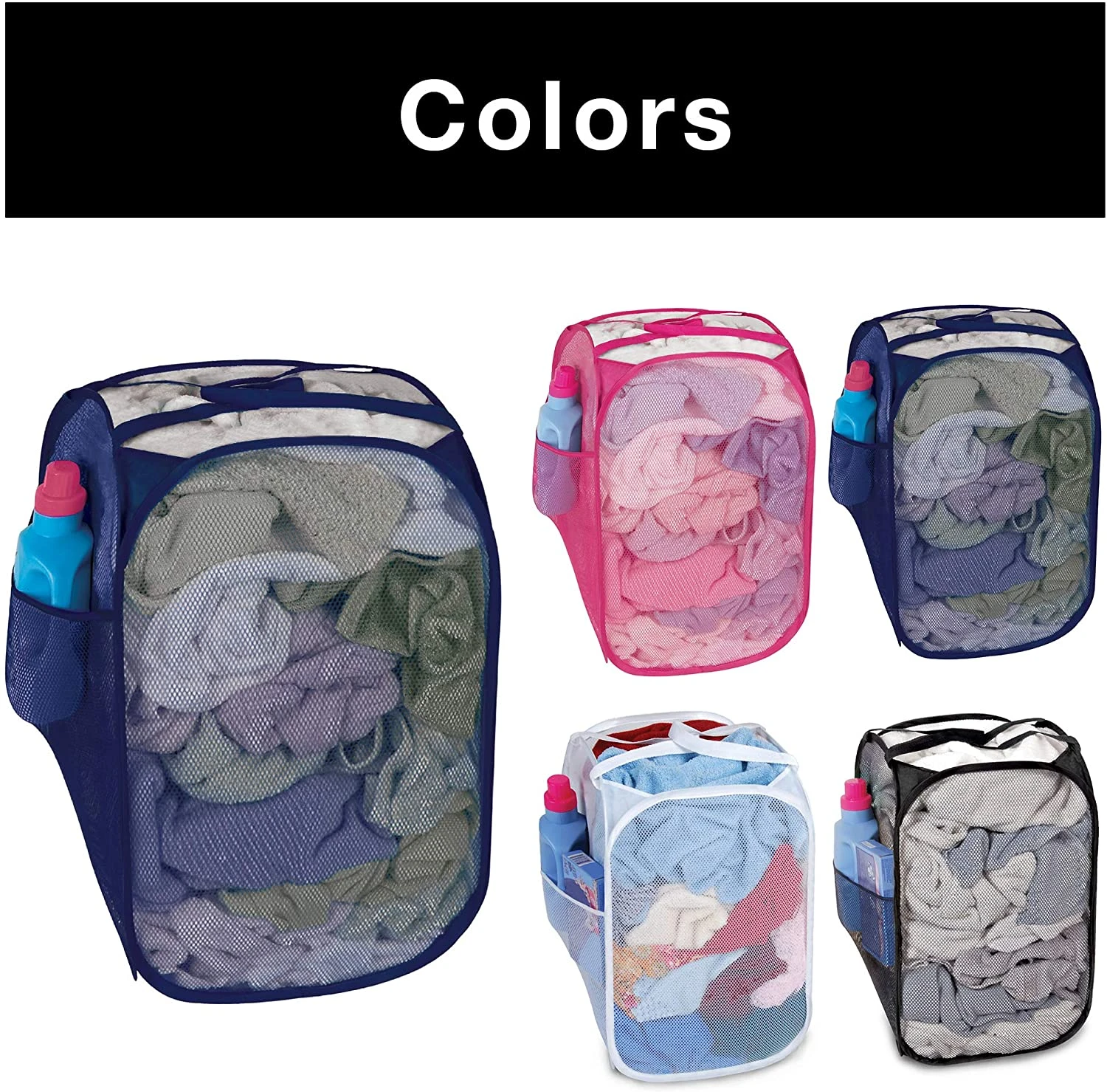 Pop-Up Laundry Hamper With Easy Carry Handles And Side Pocket(Pop Up Laundry Hamper Square 13inch) 22 Pop-Up Laundry Hamper With Easy Carry Handles And Side Pocket(Pop Up Laundry Hamper Square 13inch) - Image 20