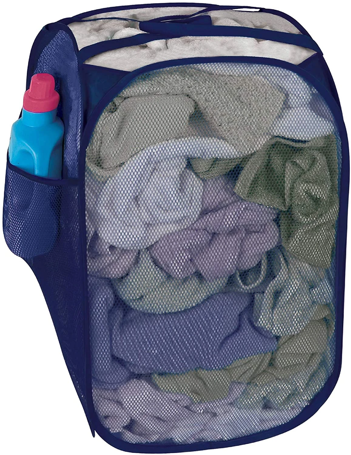 Pop-Up Laundry Hamper With Easy Carry Handles And Side Pocket(Pop Up Laundry Hamper Square 13inch) 17 Pop-Up Laundry Hamper With Easy Carry Handles And Side Pocket(Pop Up Laundry Hamper Square 13inch) - Image 15