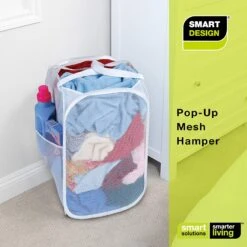 Pop-Up Laundry Hamper With Easy Carry Handles And Side Pocket(Pop Up Laundry Hamper Square 13inch) 35 Pop-Up Laundry Hamper With Easy Carry Handles And Side Pocket(Pop Up Laundry Hamper Square 13inch) -Shop Smart Design pop up laundry hamper with easy carry handles and side pocket smart design laundry 3037115 incrementing number 231198