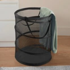 Pop Up Spiral Laundry Hamper Bag Mesh(Pop Up Laundry Hamper Spiral) -Shop Smart Design pop up spiral laundry hamper bag mesh smart design laundry 3089124 1726990