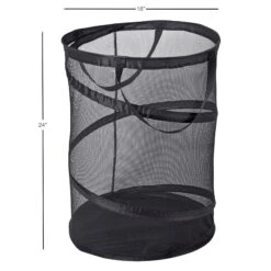 Pop Up Spiral Laundry Hamper Bag Mesh(Pop Up Laundry Hamper Spiral) -Shop Smart Design pop up spiral laundry hamper bag mesh smart design laundry 3089124 6536198