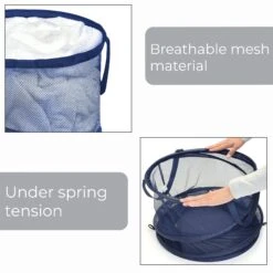 Pop Up Spiral Laundry Hamper Bag Mesh(Pop Up Laundry Hamper Spiral) -Shop Smart Design pop up spiral laundry hamper bag mesh smart design laundry 3089124 7296027