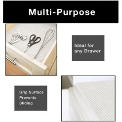 Premium Grip Shelf Liner - 18 Inch X 48 Feet(Shelf Liner Premium Grip 18x48) -Shop Smart Design premium grip shelf liner 18 inch x 48 feet smart design shelf liner 8726118as6 incrementing number 634356