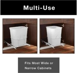 Pull Out Garbage Can(Pull Out Waste Basket) -Shop Smart Design pull out garbage can smart design kitchen 8452112 478762
