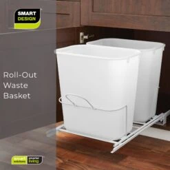 Pull Out Garbage Can(Pull Out Waste Basket) -Shop Smart Design pull out garbage can smart design kitchen 8453112 5385203