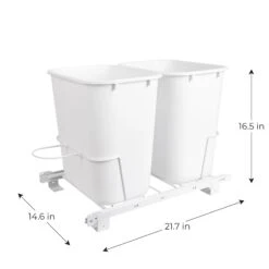 Pull Out Garbage Can(Pull Out Waste Basket) -Shop Smart Design pull out garbage can smart design kitchen 8453112 9821061