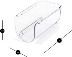 Refrigerator Bottle Holder With Handle - Holds 750 ML - BPA Free(Refrigerator Bottle Holder W Handle) -Shop Smart Design refrigerator bottle holder with handle holds 750 ml bpa free smart design kitchen 8467491 incrementing number 623339