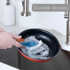 Replacement Brush Head With Built-In Scraper For Soap Dispensing Dish Wand(Dish Brushes Replacements) -Shop Smart Design replacement brush head with built in scraper for soap dispensing dish wand smart design cleaning 7001232 incrementing number 314328
