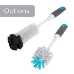 Rounded Bottle Brush With Non-Slip Handle(Bottle Brush Round) -Shop Smart Design rounded bottle brush with non slip handle smart design cleaning 7001471 incrementing number 885557