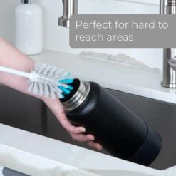 Rounded Bottle Brush With Non-Slip Handle(Bottle Brush Round) -Shop Smart Design rounded bottle brush with non slip handle smart design cleaning 7001471 incrementing number 951461