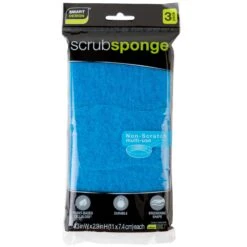 Smart Design Non-Scratch Cellulose Smart Scrub Sponge - Ultra Absorbent - Ergonomic Shape - Cleaning, Dishes, & Hard Stains(Smart Design Non Scratch Cellulose Smart Scrub Sponge Set Of 3 Ultra Absorbent Ergonomic Shape Cleaning Dishes Hard Stains) -Shop Smart Design smart design non scratch cellulose smart scrub sponge ultra absorbent ergonomic shape cleaning dishes hard stains smart design cleaning 7001995 incrementing num 715748