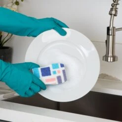 Smart Design Non-Scratch Cellulose Smart Scrub Sponge - Ultra Absorbent - Ergonomic Shape - Cleaning, Dishes, & Hard Stains(Smart Design Non Scratch Cellulose Smart Scrub Sponge Set Of 3 Ultra Absorbent Ergonomic Shape Cleaning Dishes Hard Stains) -Shop Smart Design smart design non scratch cellulose smart scrub sponge ultra absorbent ergonomic shape cleaning dishes hard stains smart design cleaning 7002025 incrementing num 393495