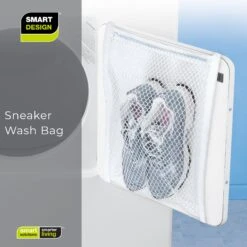 Sneaker Dryer And Wash Bag With Elastic Straps - 15.5 X 15.5 Inch(Laundry Wash Bag Sneaker) -Shop Smart Design sneaker dryer and wash bag with elastic straps 155 x 155 inch smart design laundry 3607015 9438483
