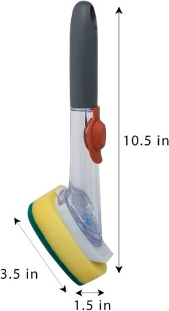 Soap Dispensing Dish Wand With Replaceable Head(Dish Brushes) 25 Soap Dispensing Dish Wand With Replaceable Head(Dish Brushes) -Shop Smart Design soap dispensing dish wand with replaceable head smart design cleaning 7001311 incrementing number 621849