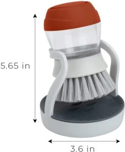 Soap Dispensing Palm Brush And Stand(Dish Brushes Palm) -Shop Smart Design soap dispensing palm brush and stand smart design cleaning 7001242 incrementing number 278479