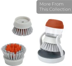 Soap Dispensing Palm Brush And Stand(Dish Brushes Palm) -Shop Smart Design soap dispensing palm brush and stand smart design cleaning 7001242 incrementing number 655090